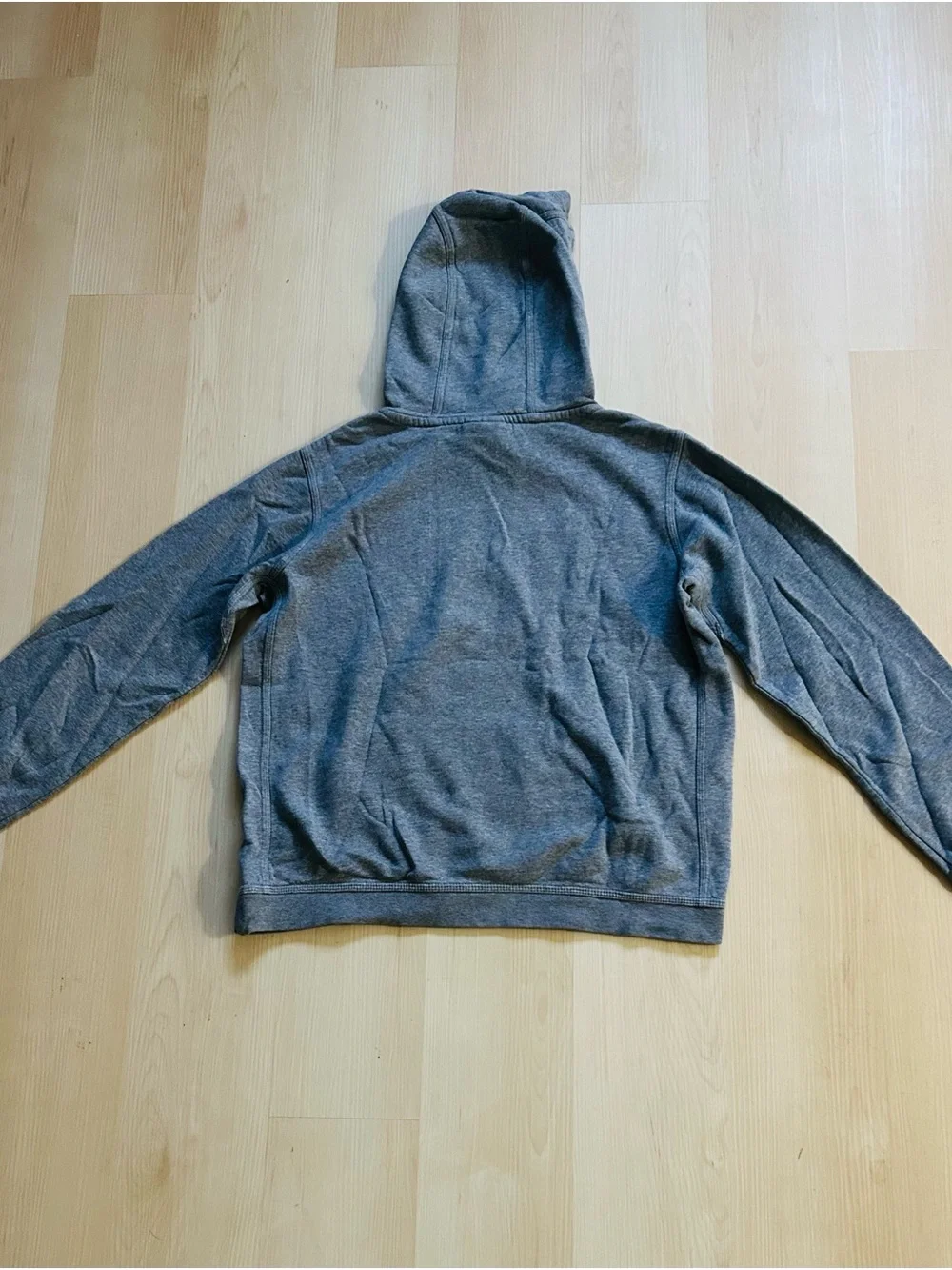 Nike Boys Heather Gray Crewneck Hoodie Sweatshirt